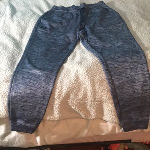 Under Armor joggers.